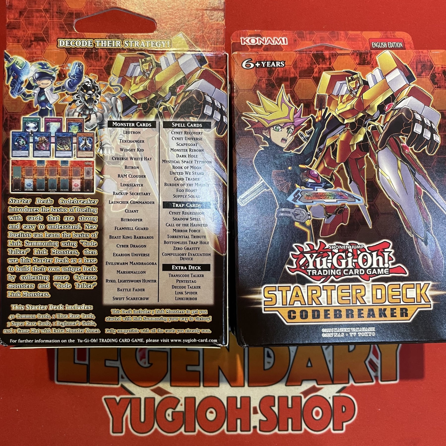 [BỘ BÀI YUGIOH CHÍNH HÃNG] Starter Deck: Code Breaker - Tiếng Anh - Deck Yusaku