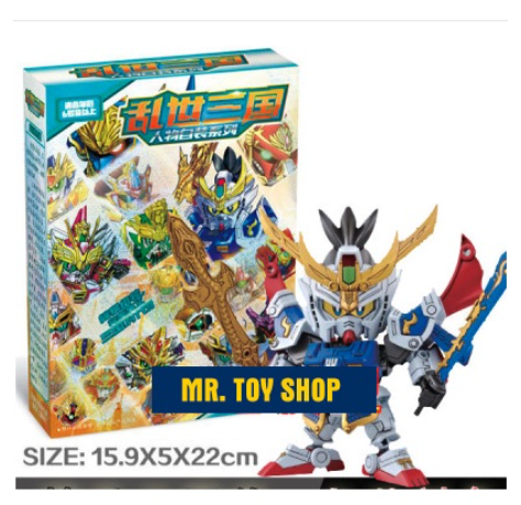 Mô Hình Đồ Chơi Gundam Tam Quốc Bằng Nhựa Cao Cấp - Giá Rẻ Chất Lượng Cao - Đầy Đủ Anh Hùng Trong Tam Quốc