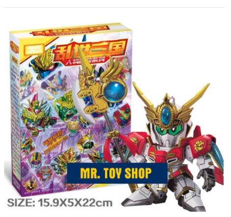 Mô Hình Đồ Chơi Gundam Tam Quốc Bằng Nhựa Cao Cấp - Giá Rẻ Chất Lượng Cao - Đầy Đủ Anh Hùng Trong Tam Quốc