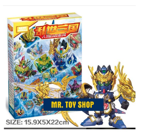 Mô Hình Đồ Chơi Gundam Tam Quốc Bằng Nhựa Cao Cấp - Giá Rẻ Chất Lượng Cao - Đầy Đủ Anh Hùng Trong Tam Quốc