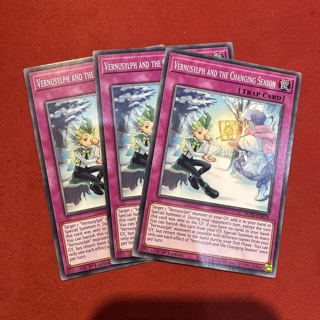 [EN-JP][Thẻ Bài Yugioh Chính Hãng] Vernusylph and the Changing Season