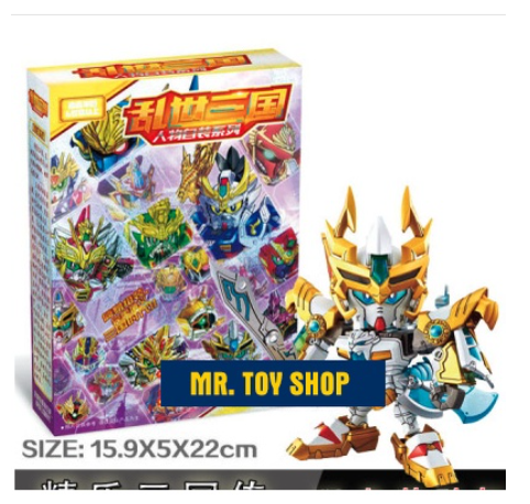 Mô Hình Đồ Chơi Gundam Tam Quốc Bằng Nhựa Cao Cấp - Giá Rẻ Chất Lượng Cao - Đầy Đủ Anh Hùng Trong Tam Quốc