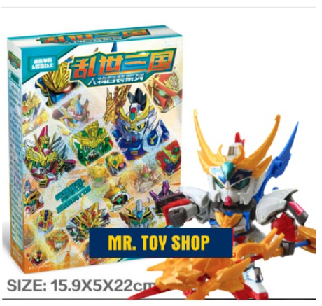 Mô Hình Đồ Chơi Gundam Tam Quốc Bằng Nhựa Cao Cấp - Giá Rẻ Chất Lượng Cao - Đầy Đủ Anh Hùng Trong Tam Quốc