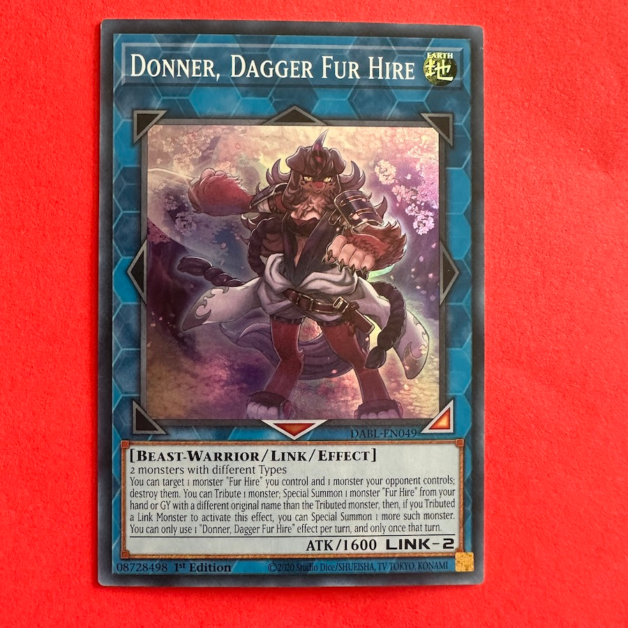 [EN-JP][Thẻ Bài Yugioh Chính Hãng] Donner, Dagger Fur Hire