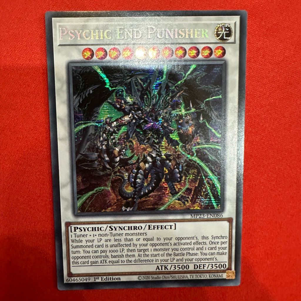 [EN-JP][Thẻ Bài Yugioh Chính Hãng] Psychic End Punisher