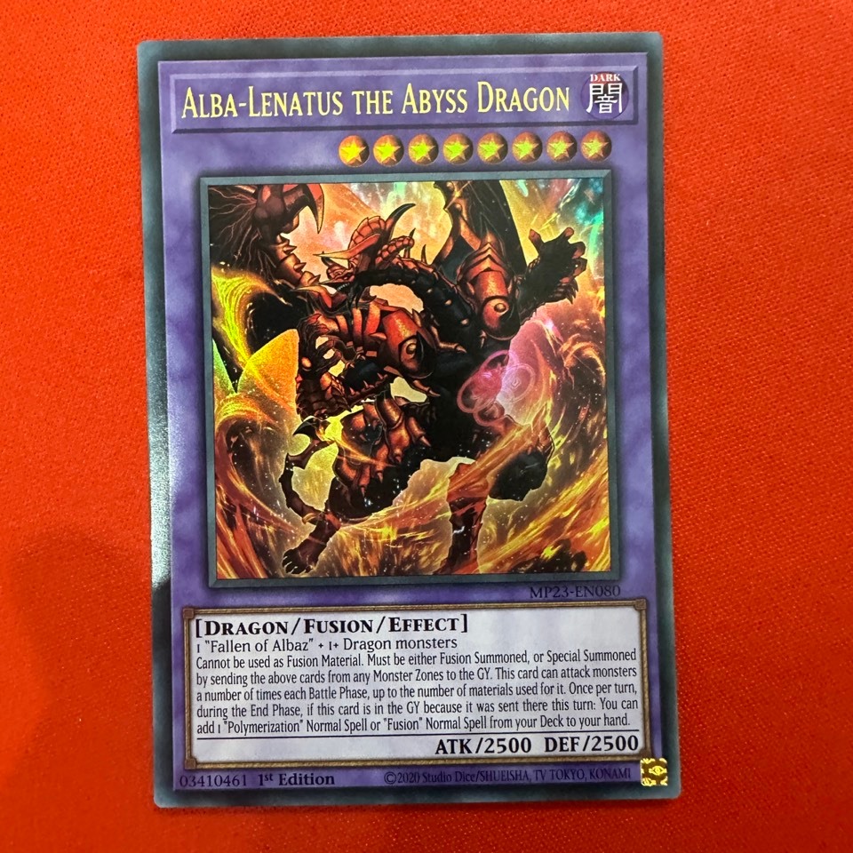 [EN-JP] [Thẻ Bài Yugioh Chính Hãng] Alba Lenatus the Abyssal Dragon