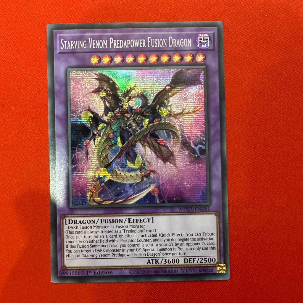 [EN-JP] [Thẻ Bài Yugioh Chính Hãng] Starving Venom Predapower Fusion Dragon