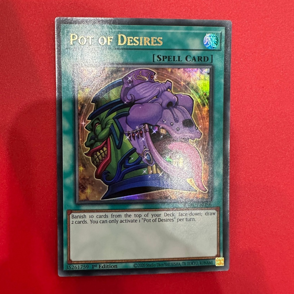 [EN - JP][Thẻ Bài Yugioh Chính Hãng] Pot Of Desires