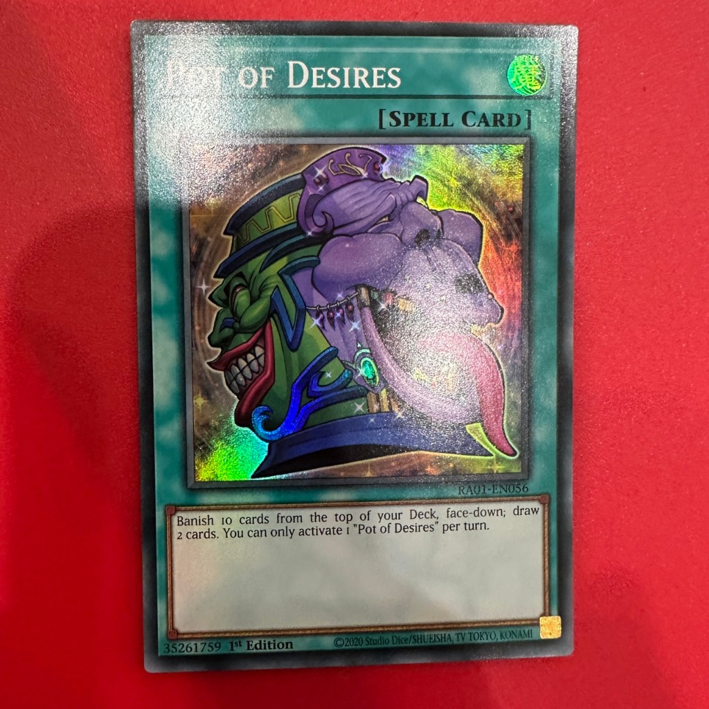 [EN - JP][Thẻ Bài Yugioh Chính Hãng] Pot Of Desires