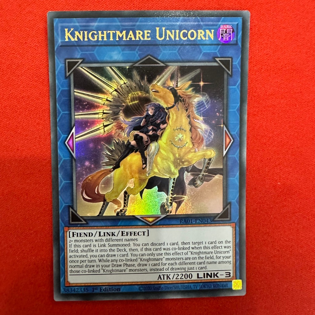 [EN][Thẻ Bài Yugioh Chính Hãng] Knightmare Unicorn - Alternate Art