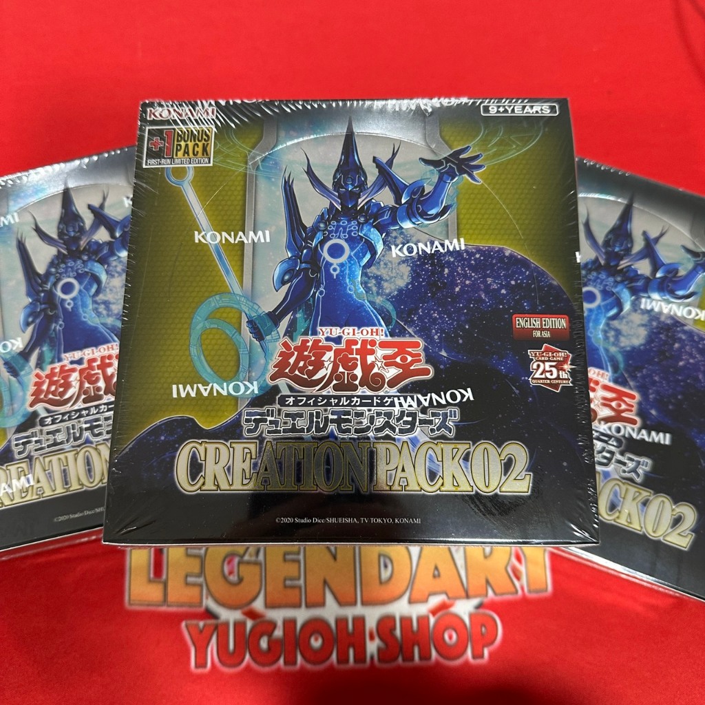 [Hộp Thẻ Bài Yugioh Chính Hãng] Booster Box - Pack Creation Pack 02 Asian English