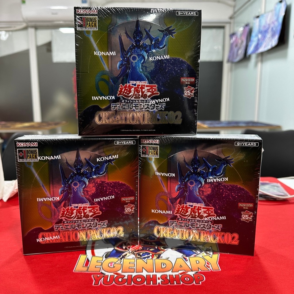 [Hộp Thẻ Bài Yugioh Chính Hãng] Booster Box - Pack Creation Pack 02 Asian English