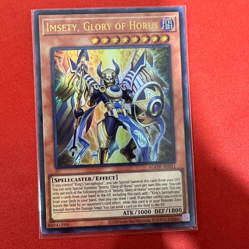 [Thẻ Bài Yugioh Chính Hãng] Imsety, Glory of Horus