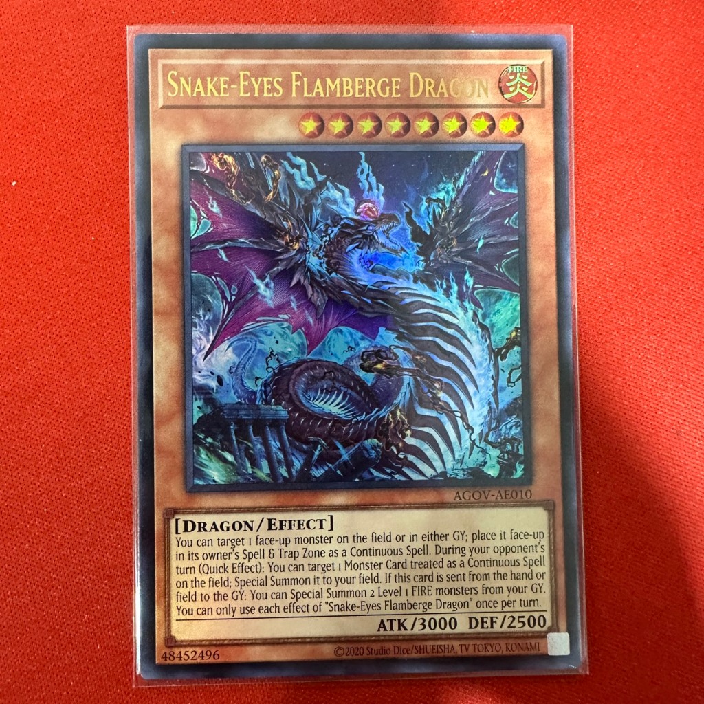 [Thẻ Bài Yugioh Chính Hãng] Snake-Eyes Flamberge Dragon