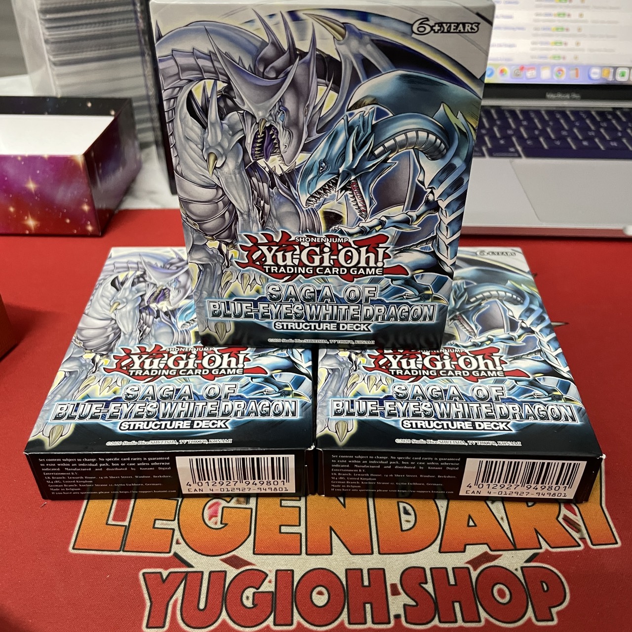 [EN][Bộ Bài Yugioh Chính Hãng] Structure Deck: Saga of Blue-Eyes White Dragon - SDBE