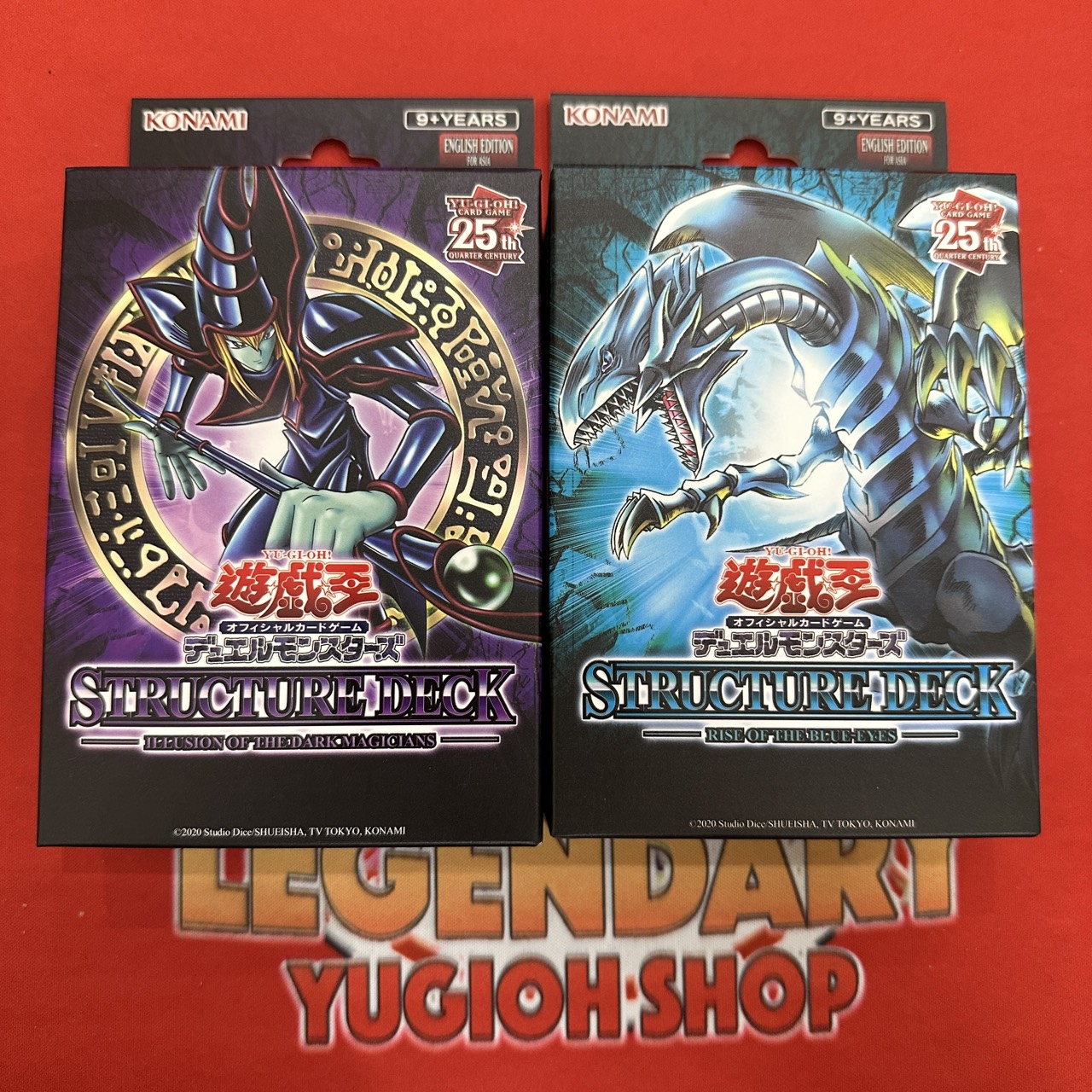 [Bộ Bài Yugioh Chính Hãng] Structure Deck AE: Illusion of the Dark Magicians và Rise of the Blue-Eyes - Asian English