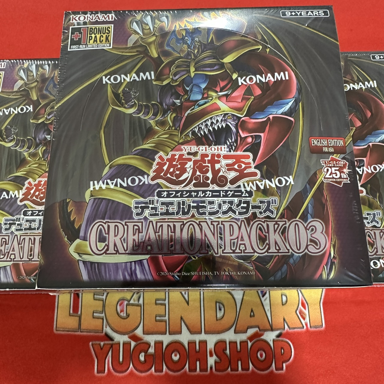 [Hộp Bài Yugioh Chính Hãng] Booster Box - Pack Creation Pack 03 Asian English