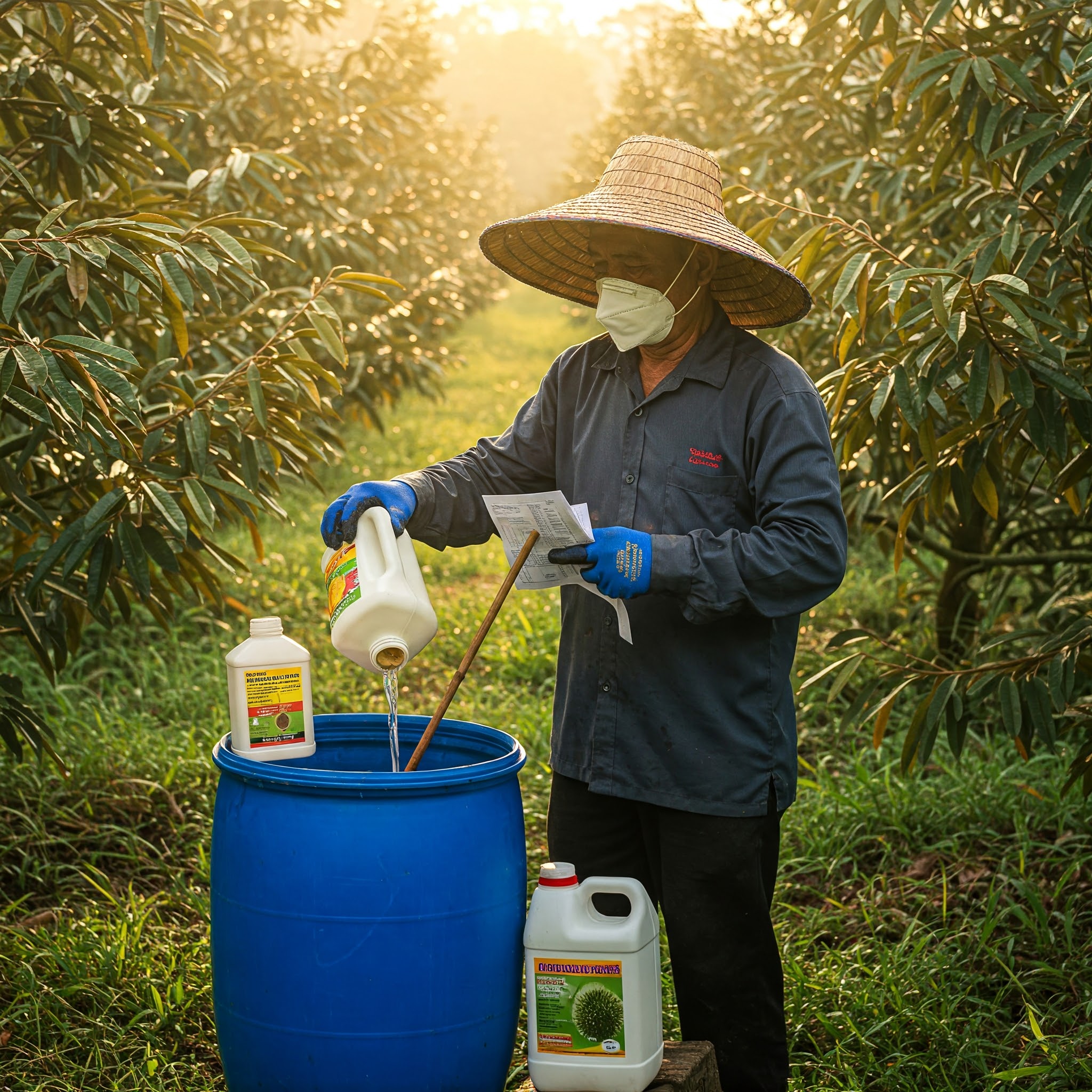 phối hợp phân bón lá và thuốc BVTV