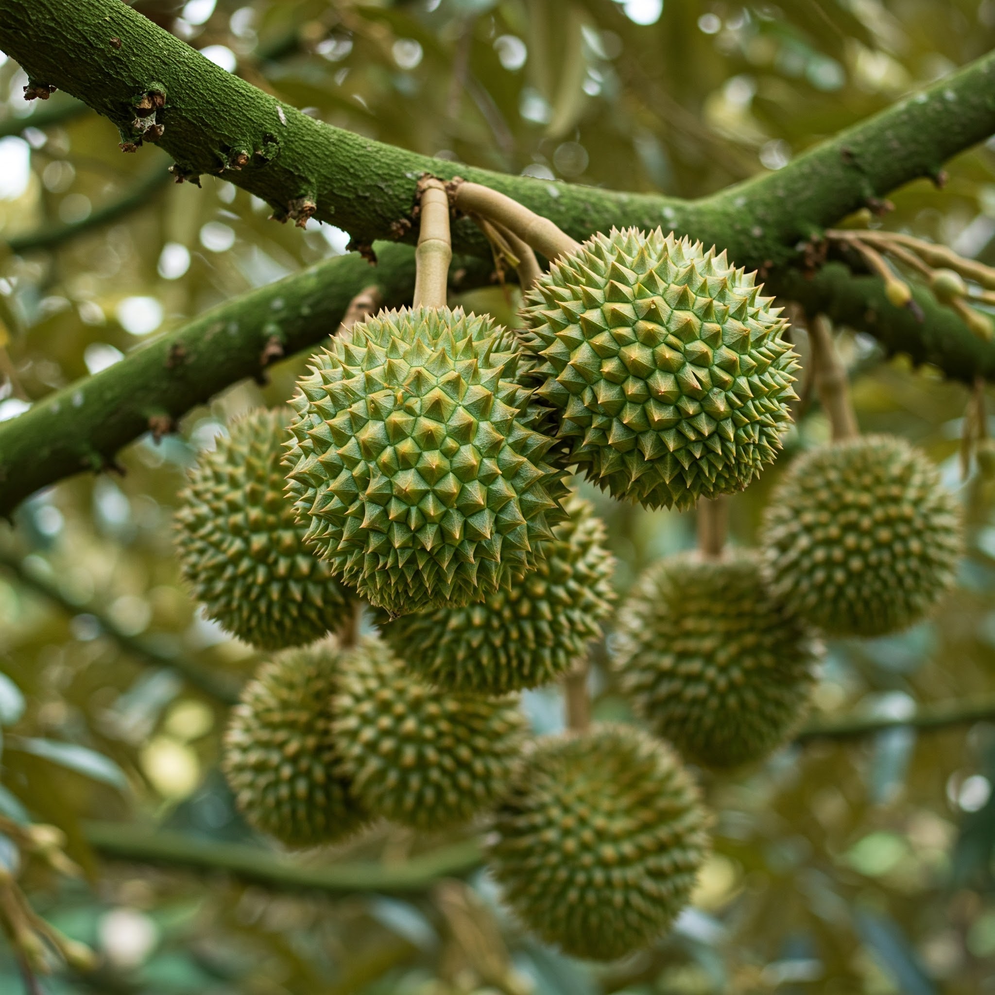 sầu riêng sổ nhụy 10 - 45 ngày