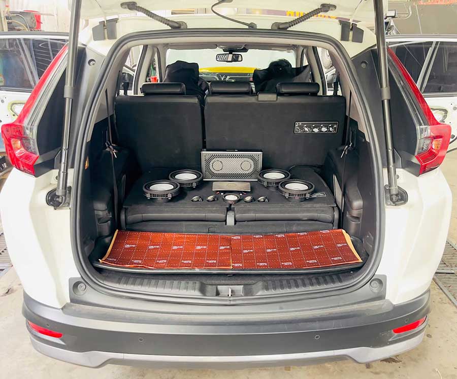 HONDA CR-V VỚI GIẢI PHÁP ÂM THANH PLUG AND PLAY LẮP ĐẶT TRONG NGÀY