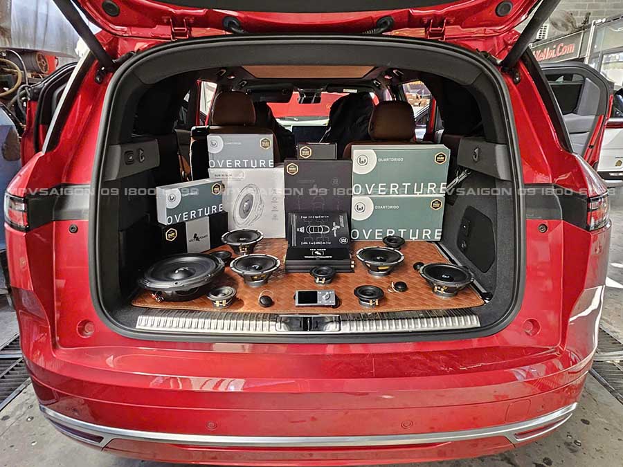 Nâng cấp âm thanh cho Vinfast VF9 với hệ thống Quartorigo