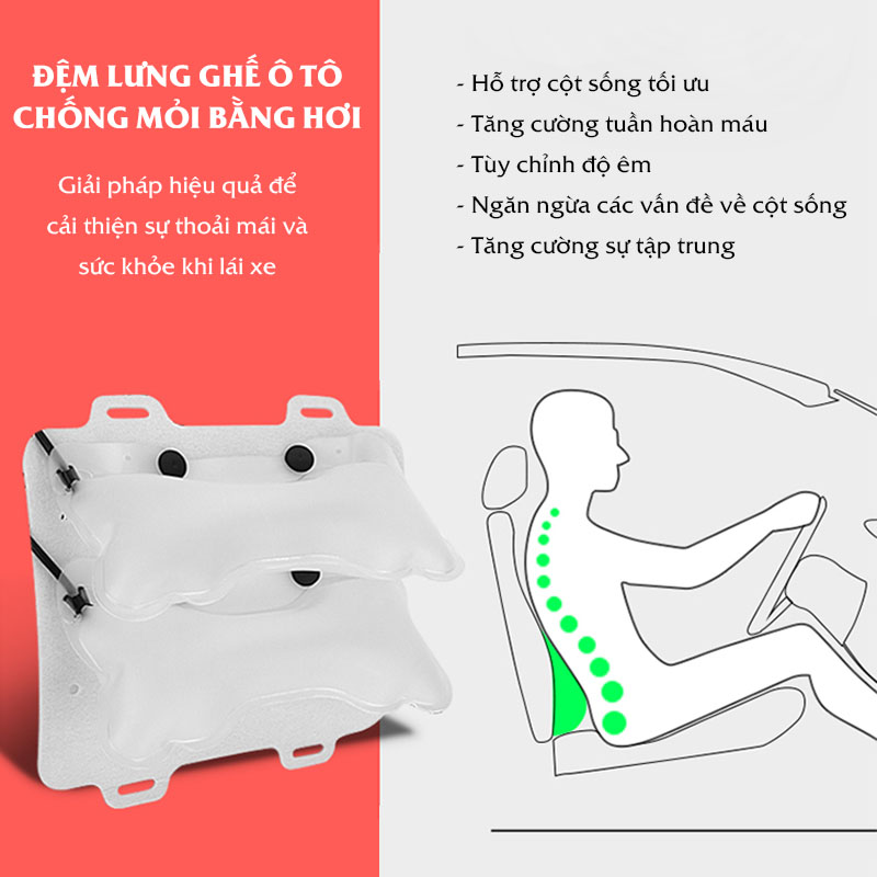 Đau lưng khi lái xe: Nguy cơ từ việc thiếu hỗ trợ thắt lưng