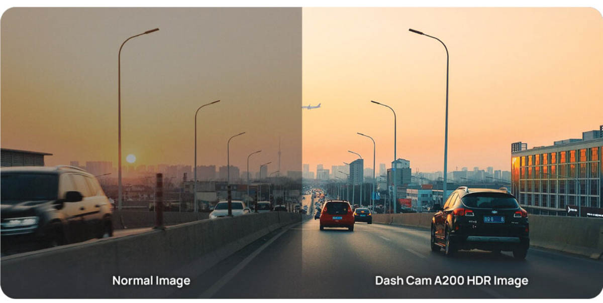 Camera hành trình ghi hình 1080P HDR 70mai A200