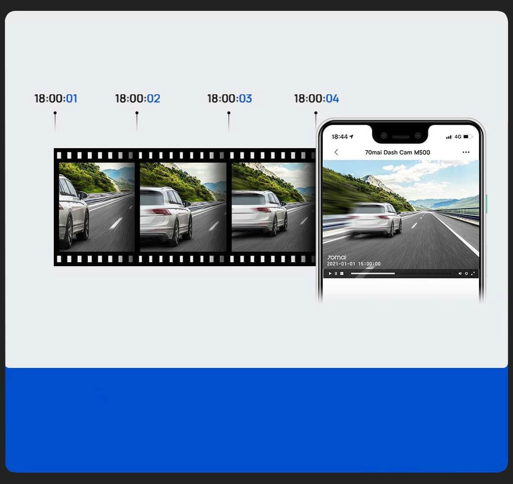 Camera hành trình M500 70Mai đẳng cấp