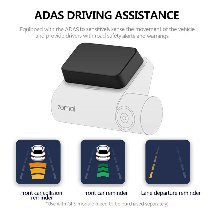 Camera hành trình A500S 70Mai trọn bộ Cam trước sau