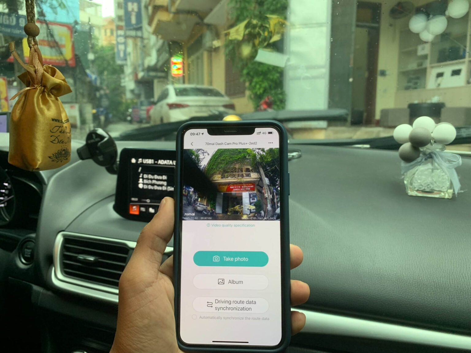 Camera hành trình A500S 70Mai trọn bộ Cam trước sau