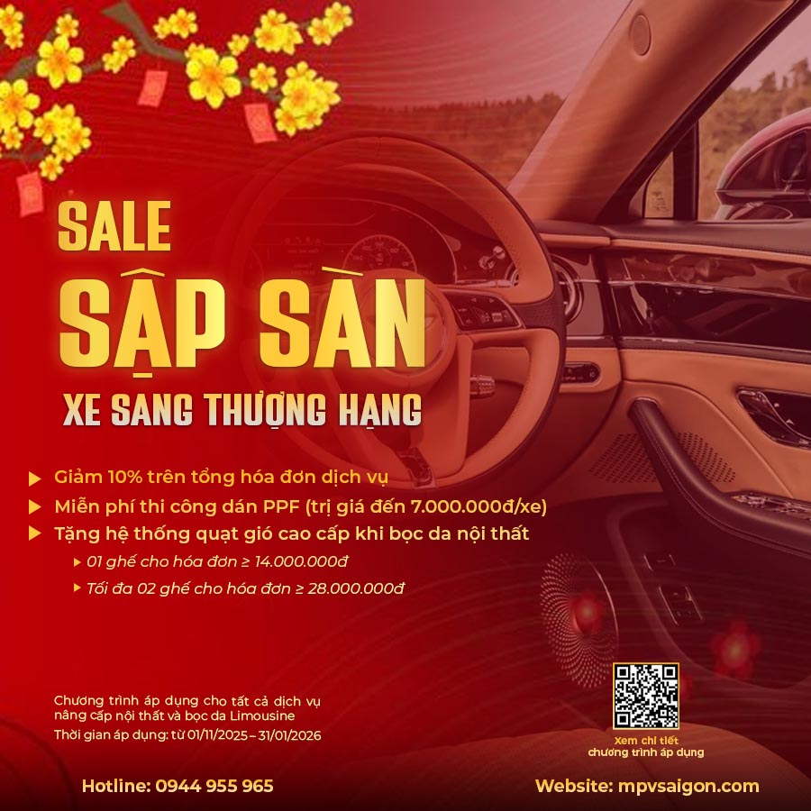 SALE SẬP SÀN – XE SANG THƯỢNG HẠNG MPVSAIGON