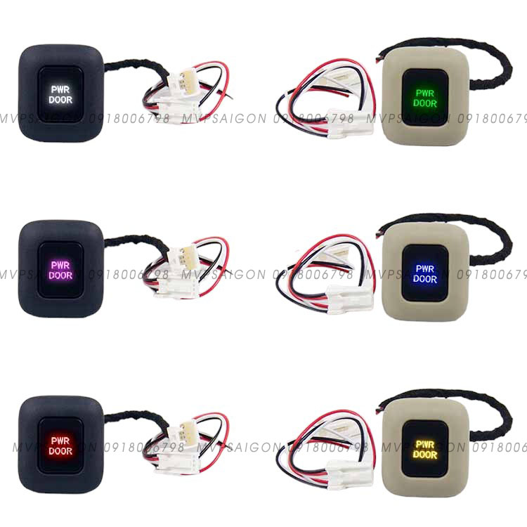 Công tắc cửa lùa cột B hyundai custin loại có LED