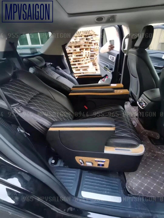 nâng cấp độ ghế limousine ford explorer