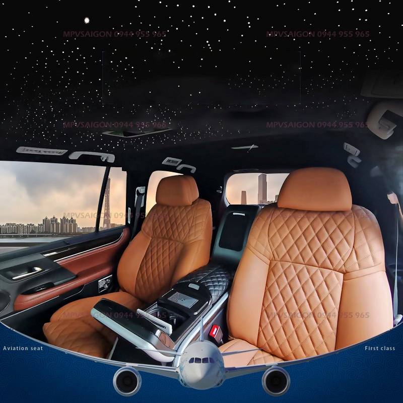 Độ nâng cấp ghế Limousine Land Cruiser LX570