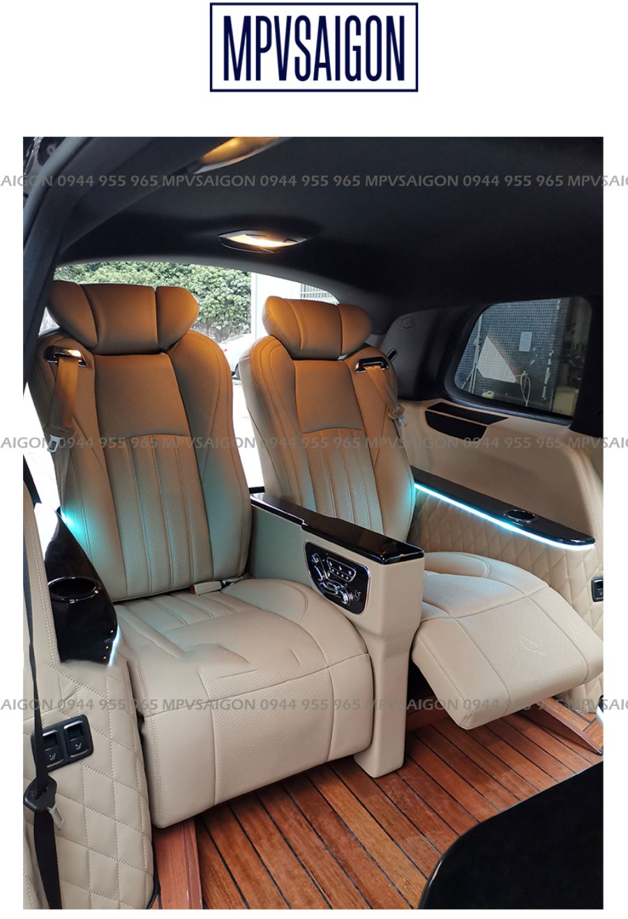 độ ghế limousine nội thất limousine cho xe MPV TPHCM