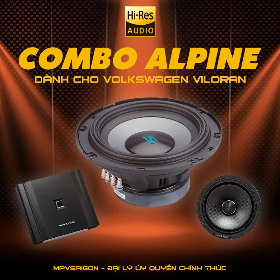 Độ loa Alpine cho Volkswagen Viloran: combo âm thanh chuẩn Hi-Res tại MPVSAIGON