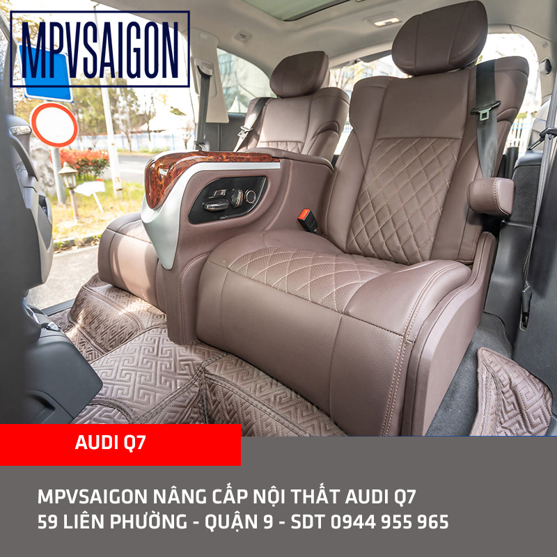 độ ghế limousine độ nội thất limousine AUDI Q7