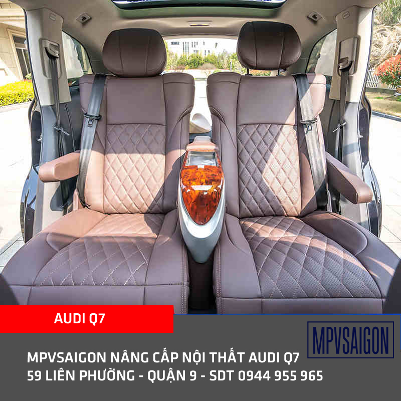 độ ghế limousine độ nội thất limousine AUDI Q7