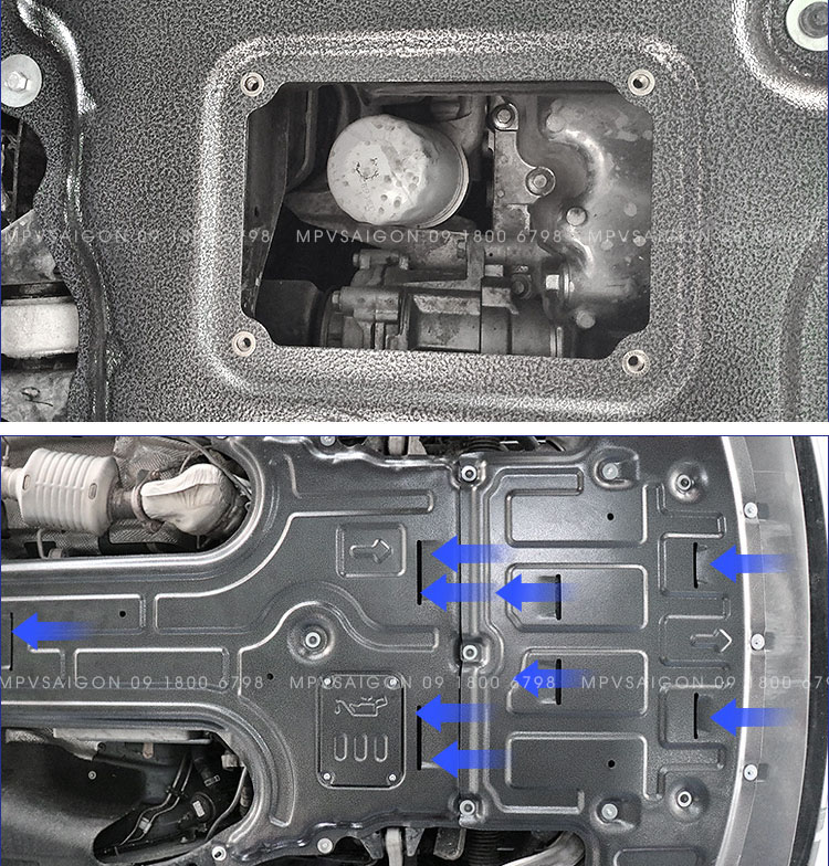 Giáp gầm bảo vệ động cơ Ford Explorer