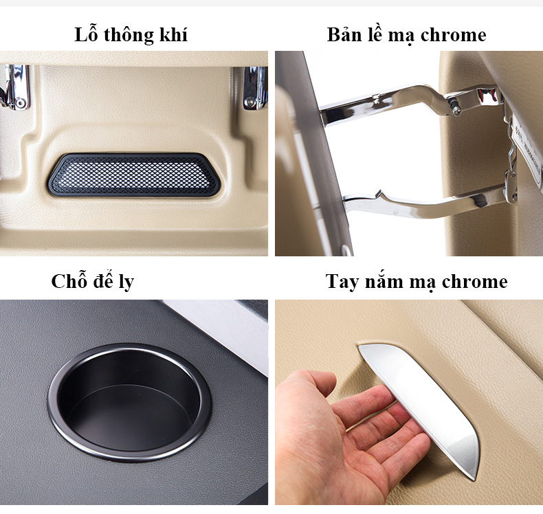 bàn xếp lưng ghế xe ô tô Land Cruiser Prado LX570