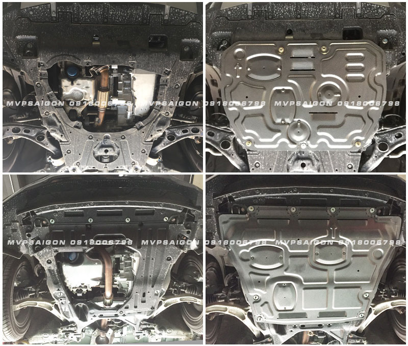 Lắp đặt giáp gầm Honda Civic - tấm bảo vệ động cơ hộp số