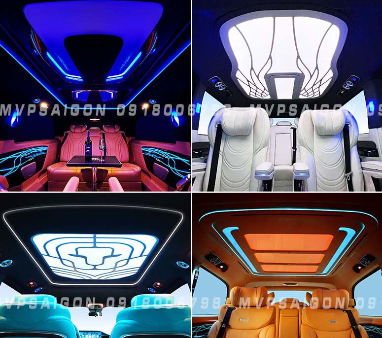 LED trần maybach dành riêng Benz V-class - MPVSAIGON