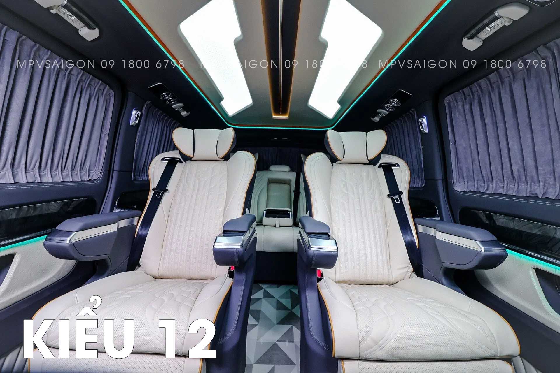 Mẫu đèn trần cho Mercedes Benz V250