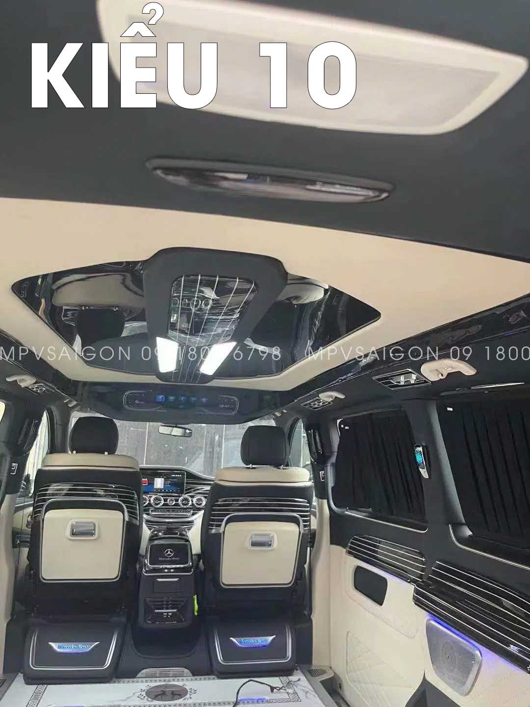 Mẫu đèn trần cho Mercedes Benz V250