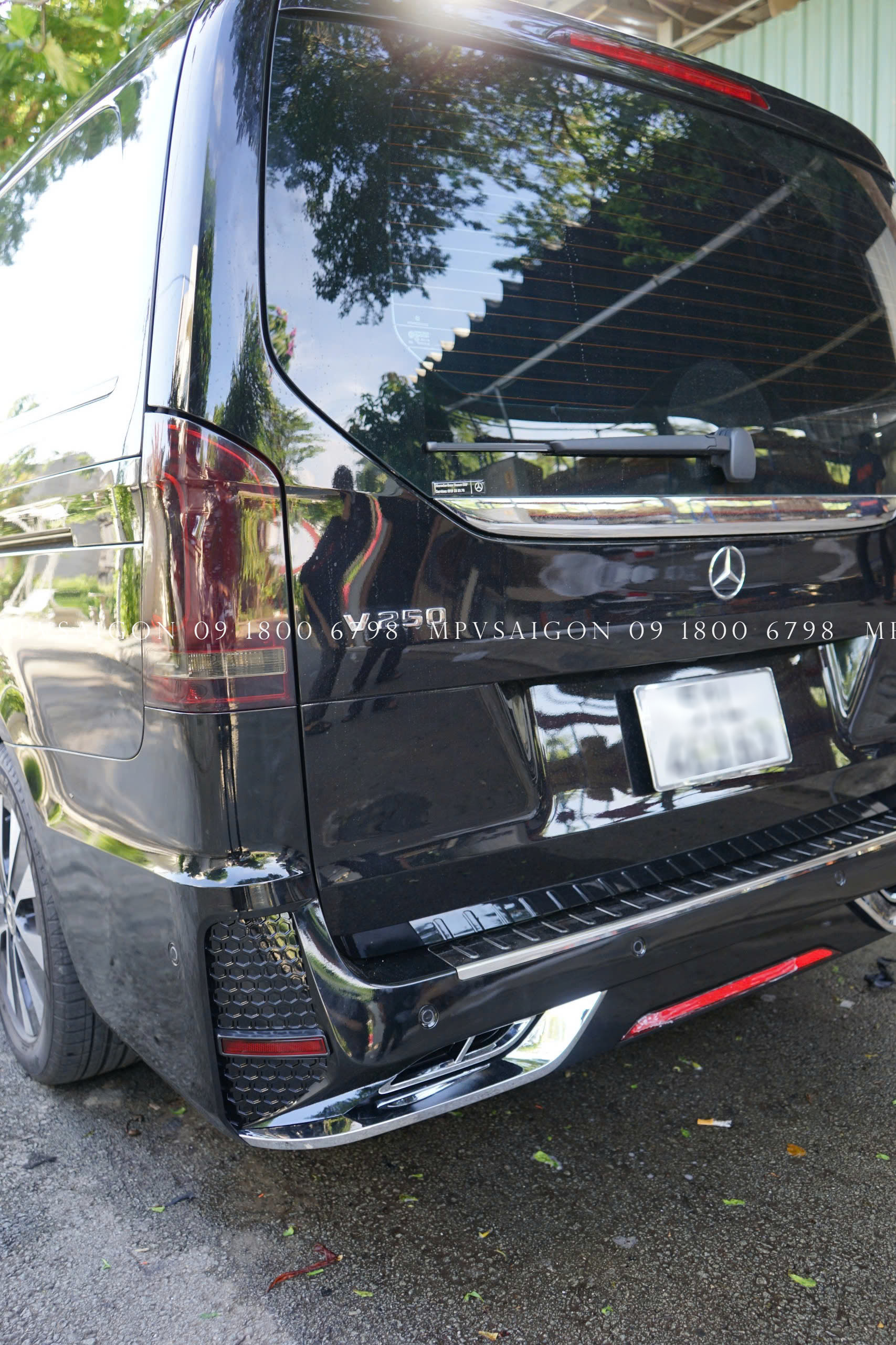 Nâng cấp body kit BENZ V250 - mẫu Starry - MPVSAIGON