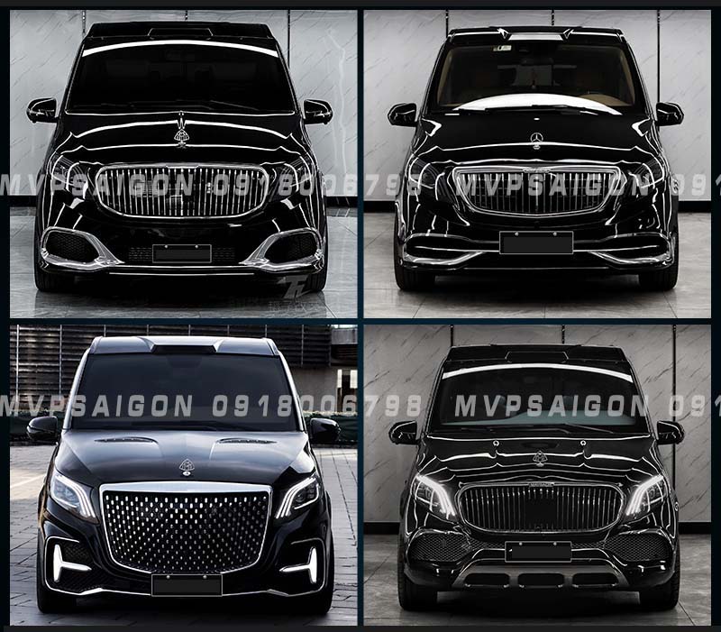 Nâng cấp body kit Mercedes Benz V250 2024 mẫu mới nhất