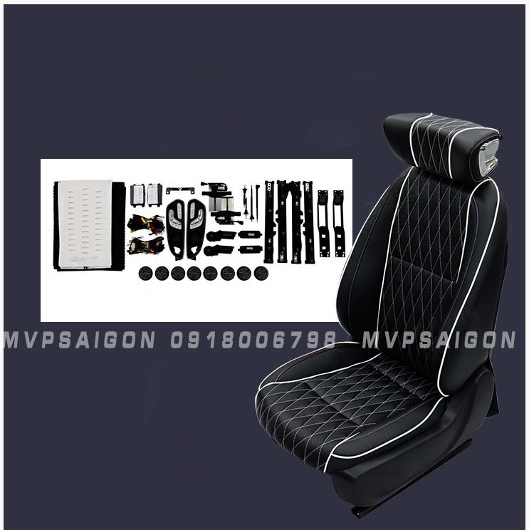 Nâng cấp ghế điện ghế matxa Benz V250 - MPVSAIGON