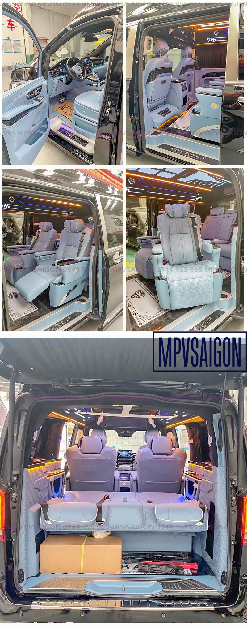 Nâng cấp độ ghế Limousine V250 V class