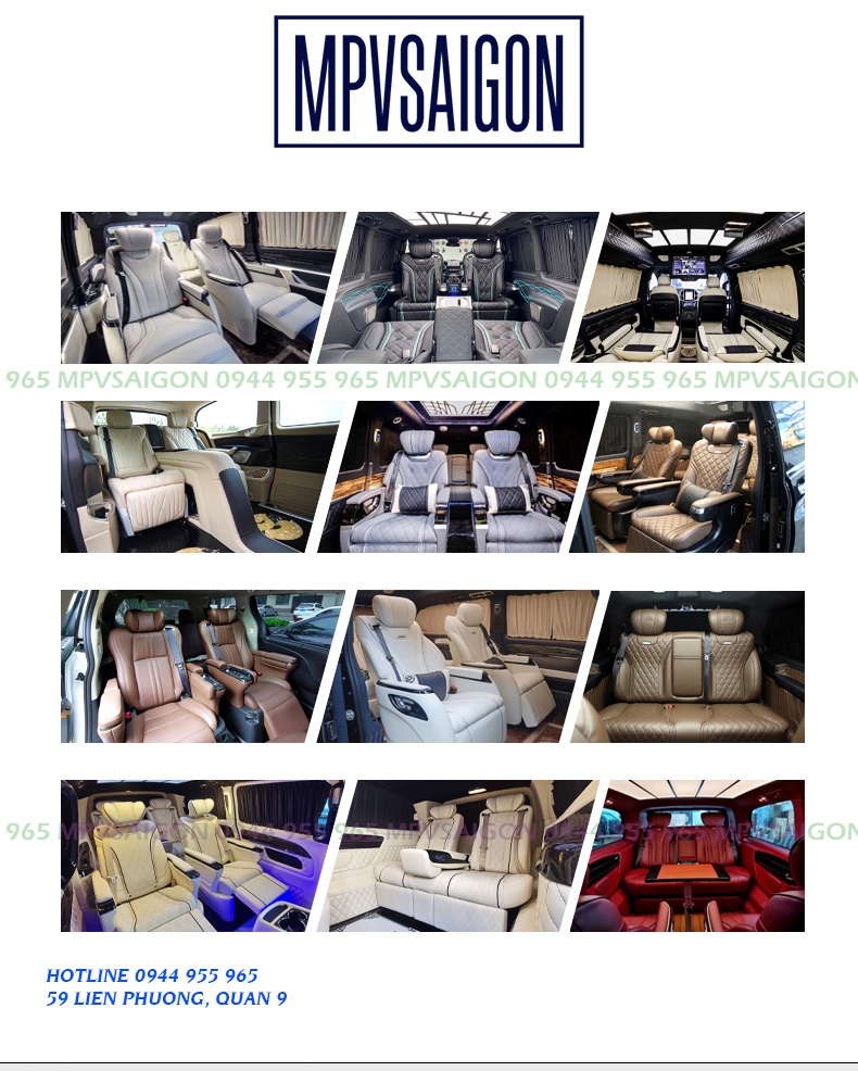 Nâng cấp độ ghế Limousine V250 V class