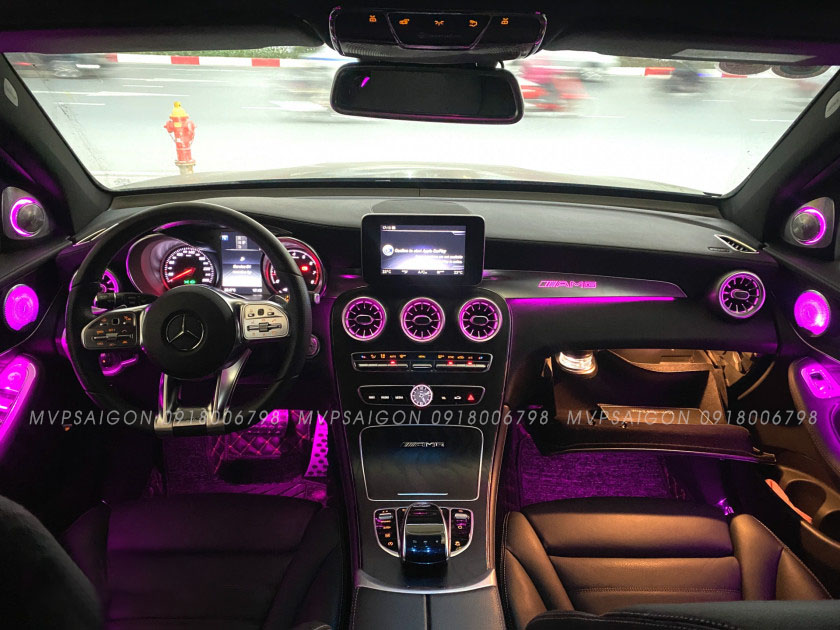 Nâng cấp Led viền nội thất 64 màu GLC, C Class (C200, C250, C300, GLC 200, GLC250, GLC300)